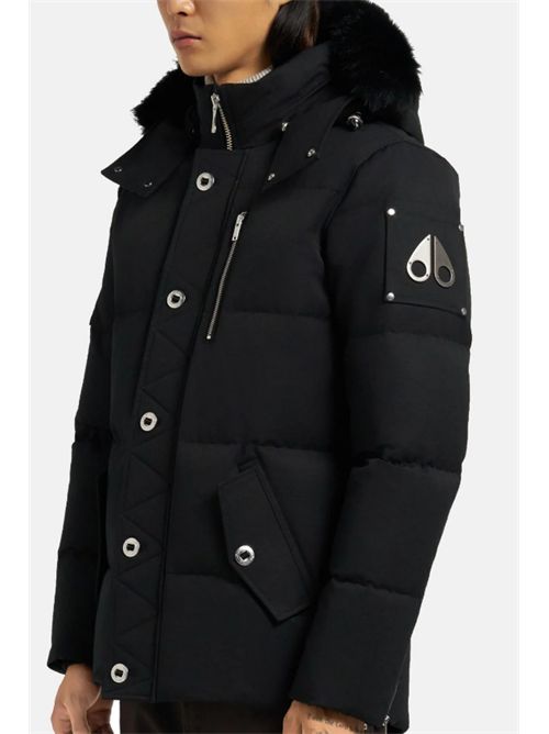 ORIGINAL 3Q JACKET MOOSE KNUCKLES | M35MJ128S305 BLK W/BLK SH
